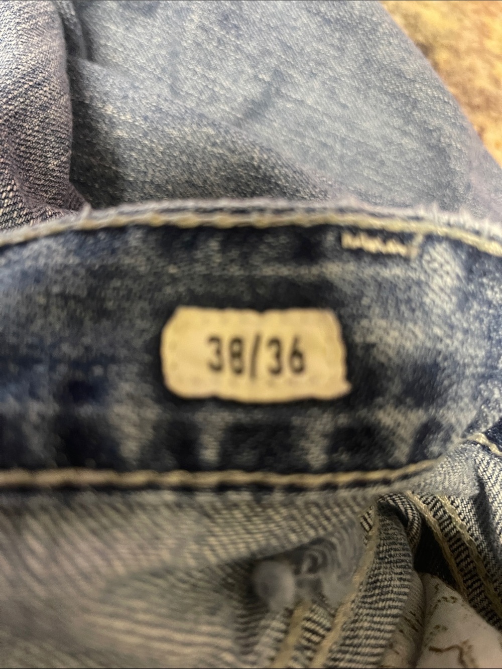Ariat Men’s Medium Blue Relaxed Jeans size 38 / 36 - Picture 5 of 10